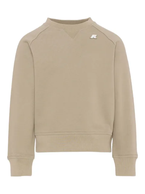 K Way Kids logo-patch crew-neck sweatshirt
