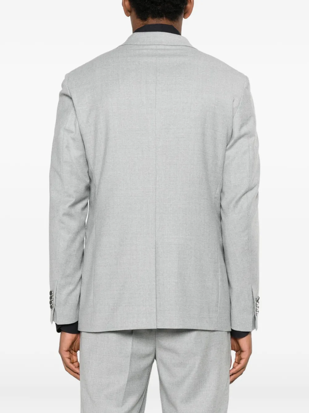 Manuel Ritz Blazer met dubbele rij knopen Grijs