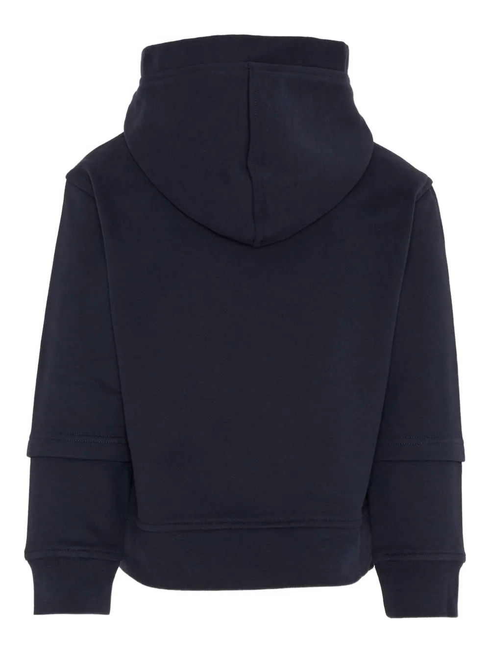 K-way Logo-appliqué Hoodie In Blue