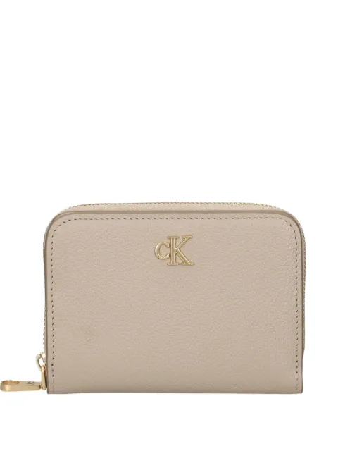 Calvin Klein logo zip wallet