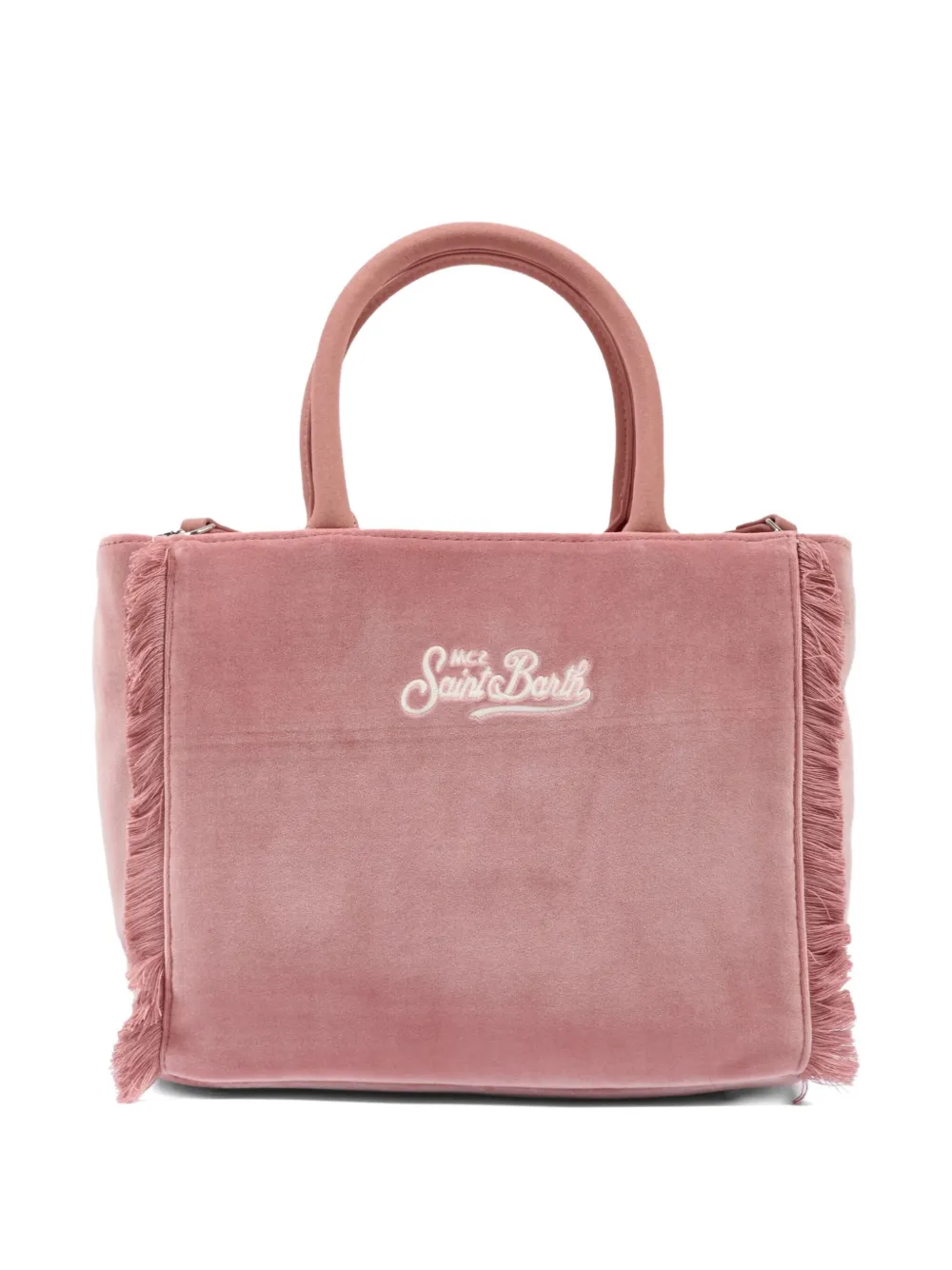 MC2 Saint Barth Kids fringed top-handle bag - Roze