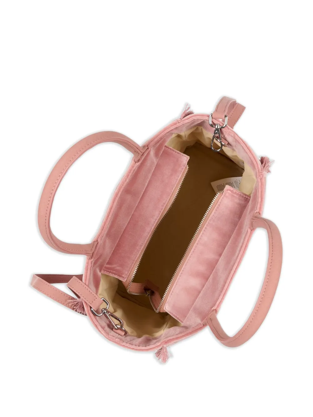 MC2 Saint Barth Kids Tas met franje en handvat Roze