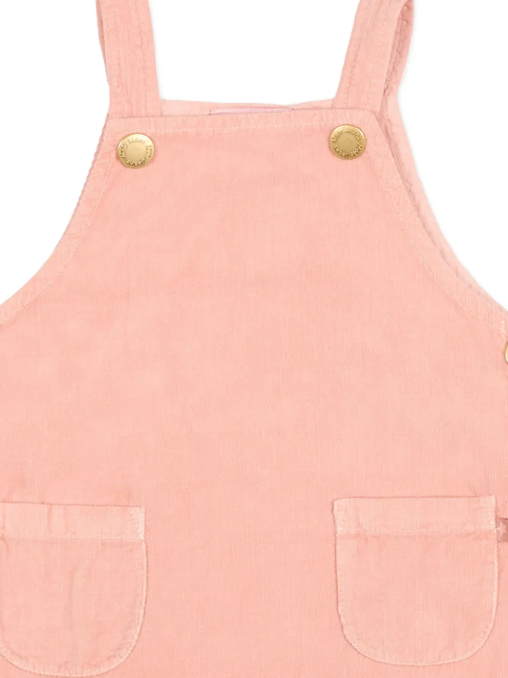 Molo Ruffled Salopette Dress In Pink