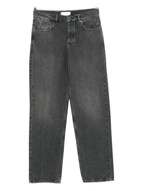 Marine Serre moon-print belt-loop jeans