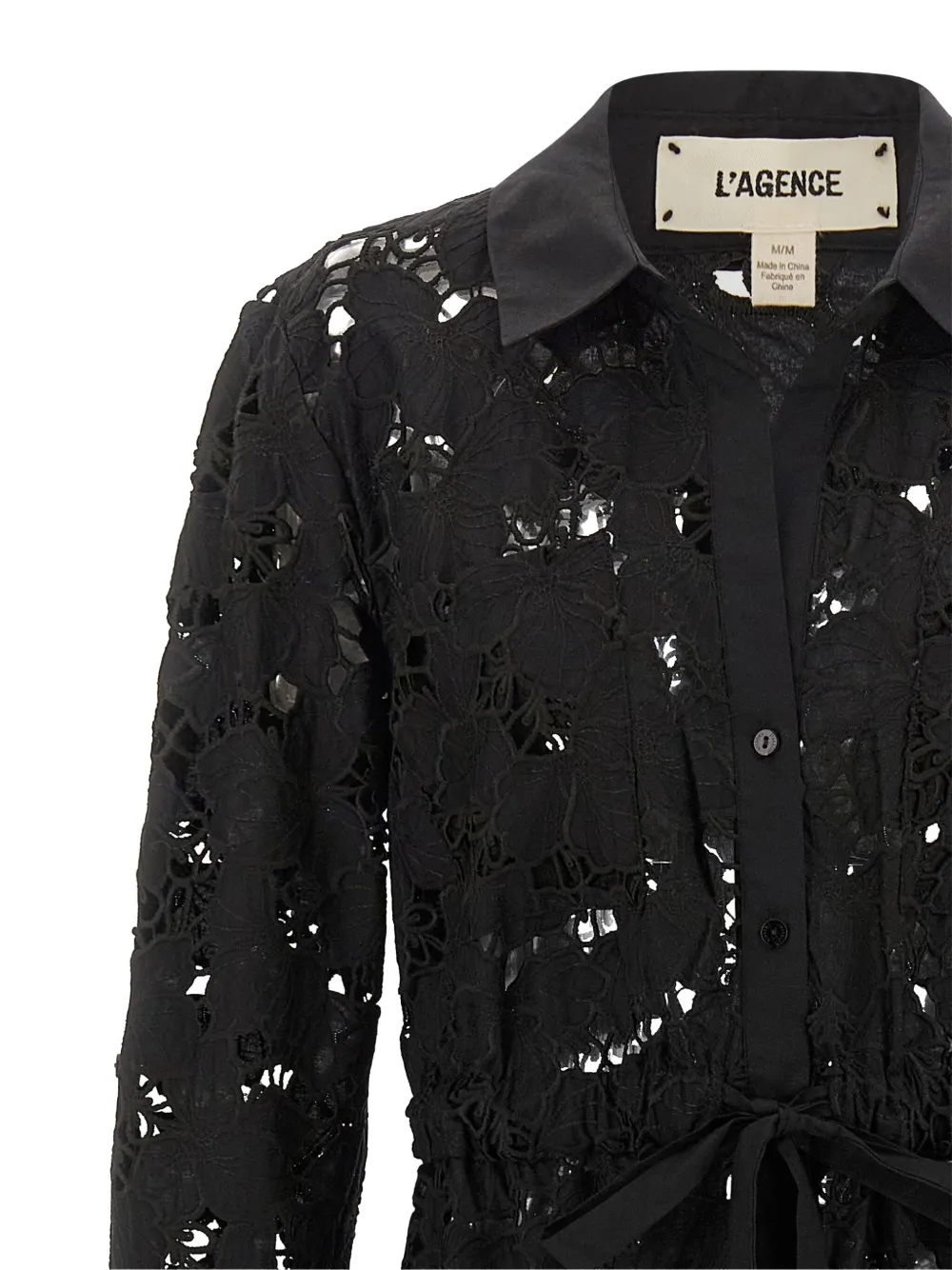 L'Agence Emilio midi-jurk Zwart