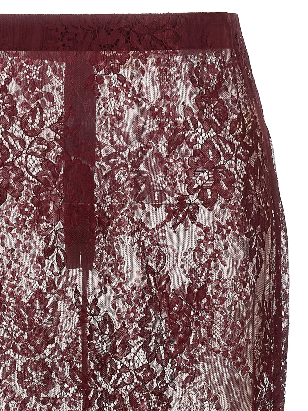 L'agence Makena Midi Skirt In Red