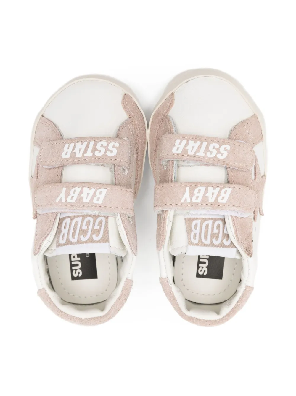 Golden Goose Kids Baby School sneakers met ster-applicatie Wit