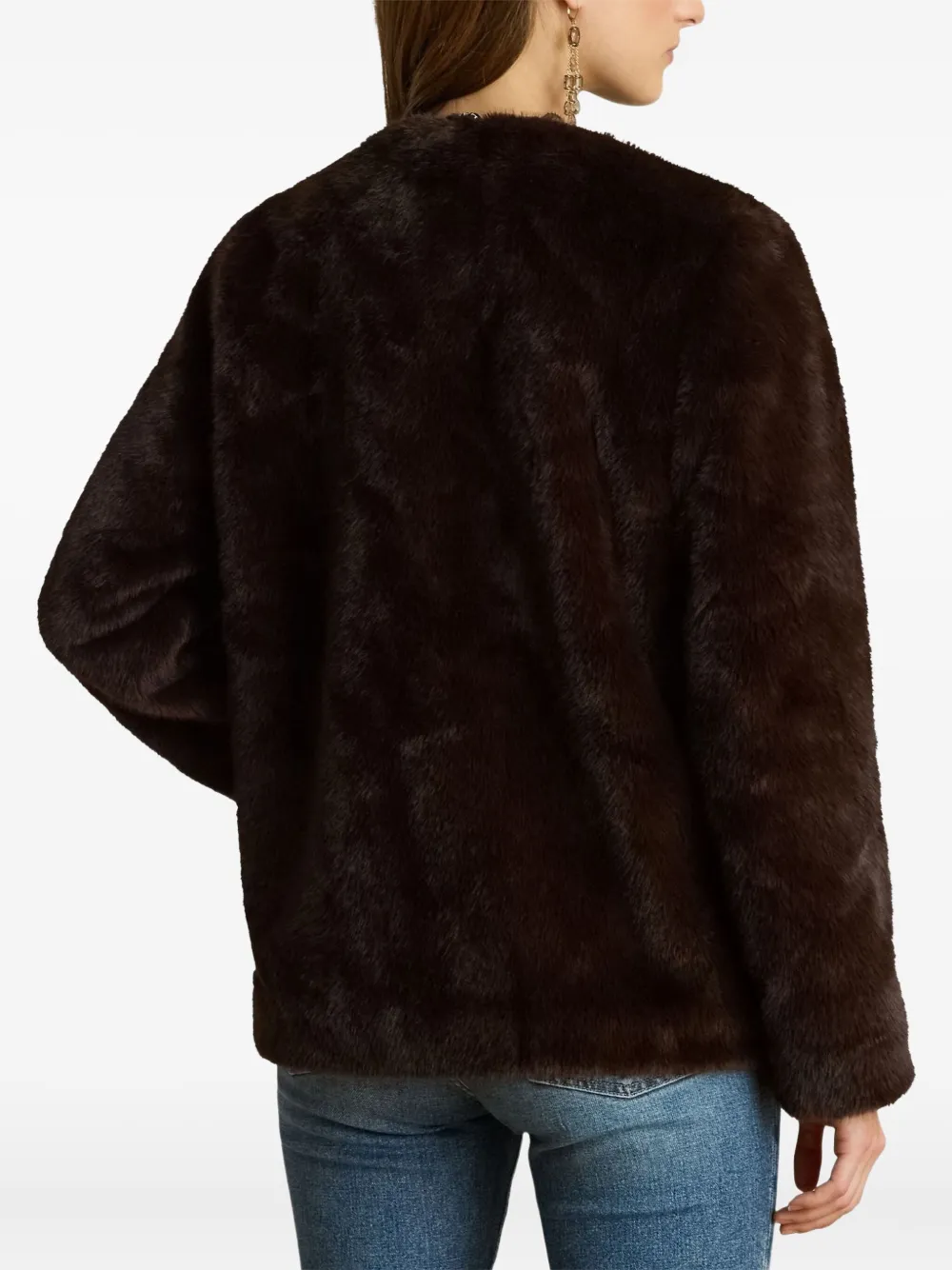 Lauren Ralph Lauren Jas met knopen Bruin