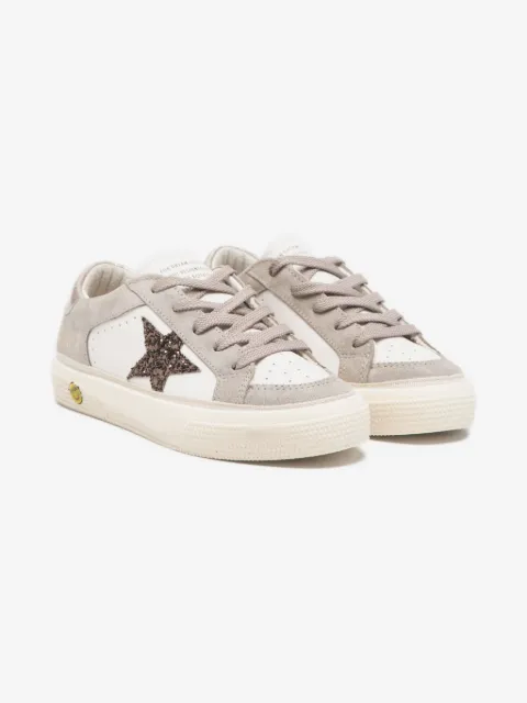 Golden Goose Kids May With Double Quarter And Toe sneakers