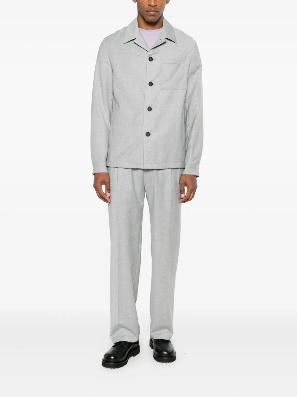 Manuel Ritz pleated trousers - Grijs