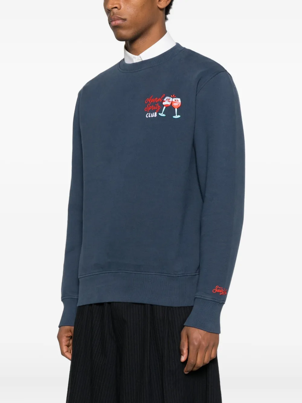 MC2 Saint Barth Soho sweater met grafische print Blauw