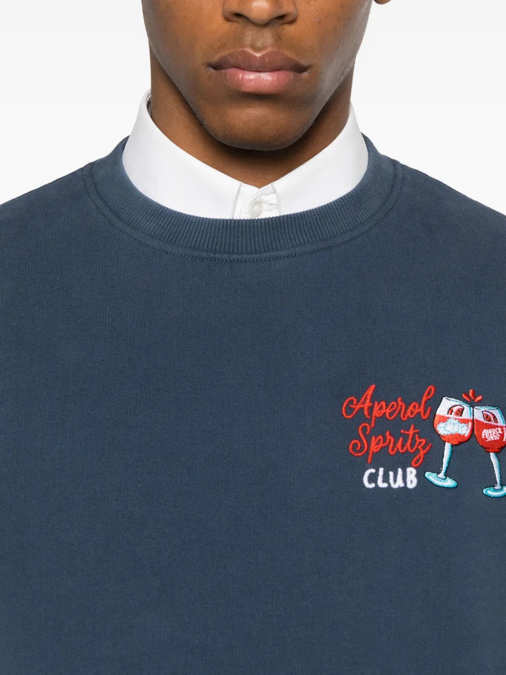 MC2 Saint Barth Soho sweater met grafische print Blauw