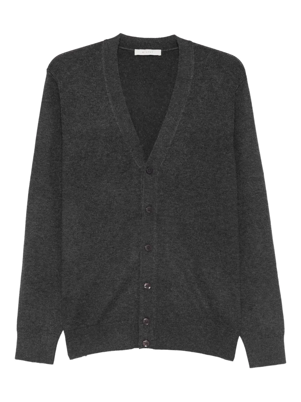 Diktat V-neck Cardigan In Black