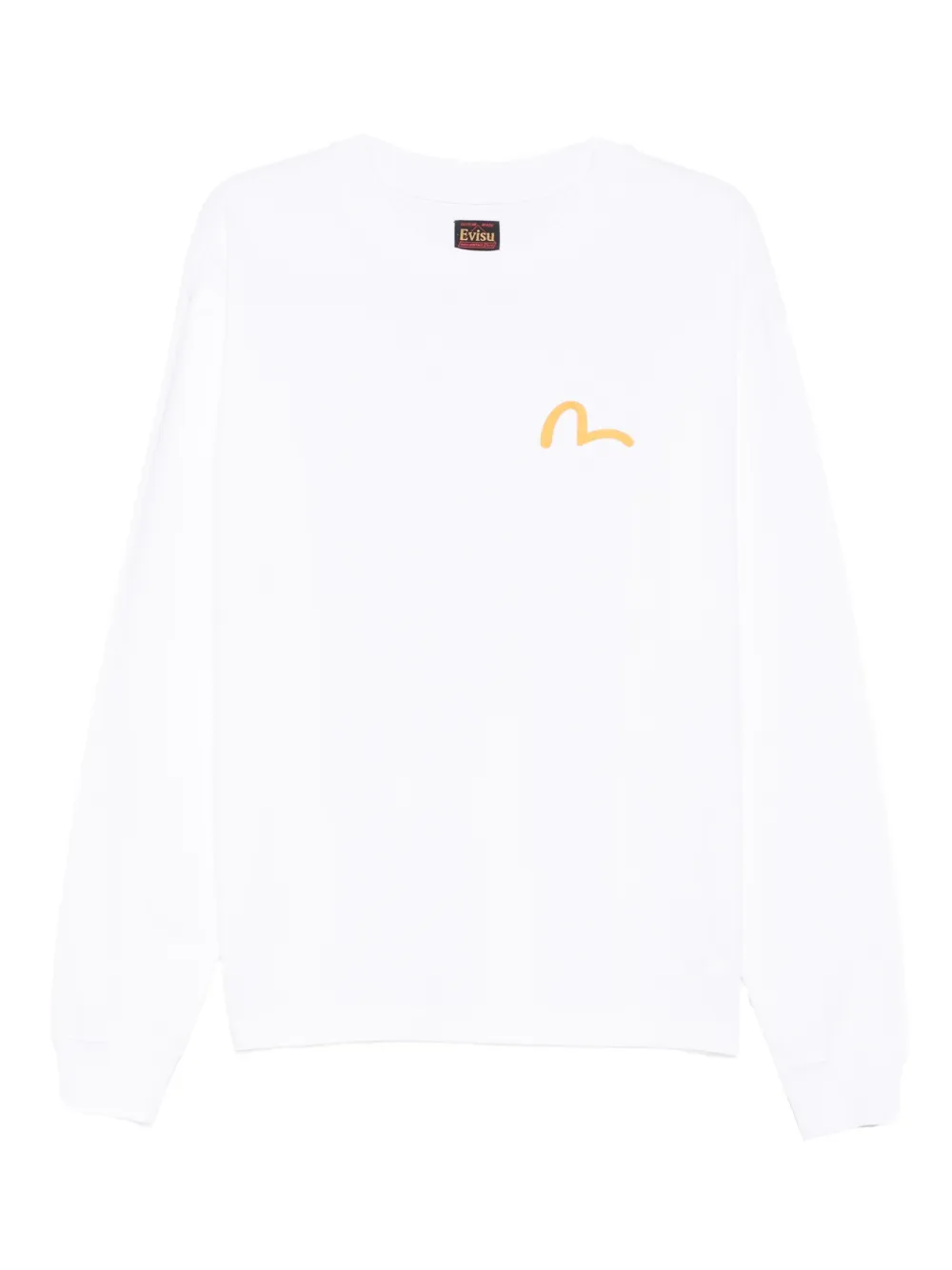 EVISU crew-neck logo sweater - ホワイト