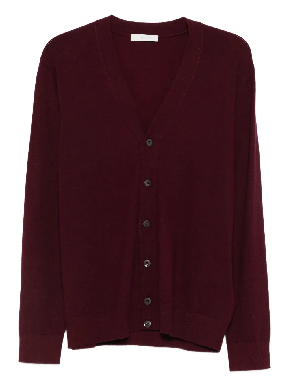 DIKTAT V-neck buttoned cardigan | Rot | Image 1