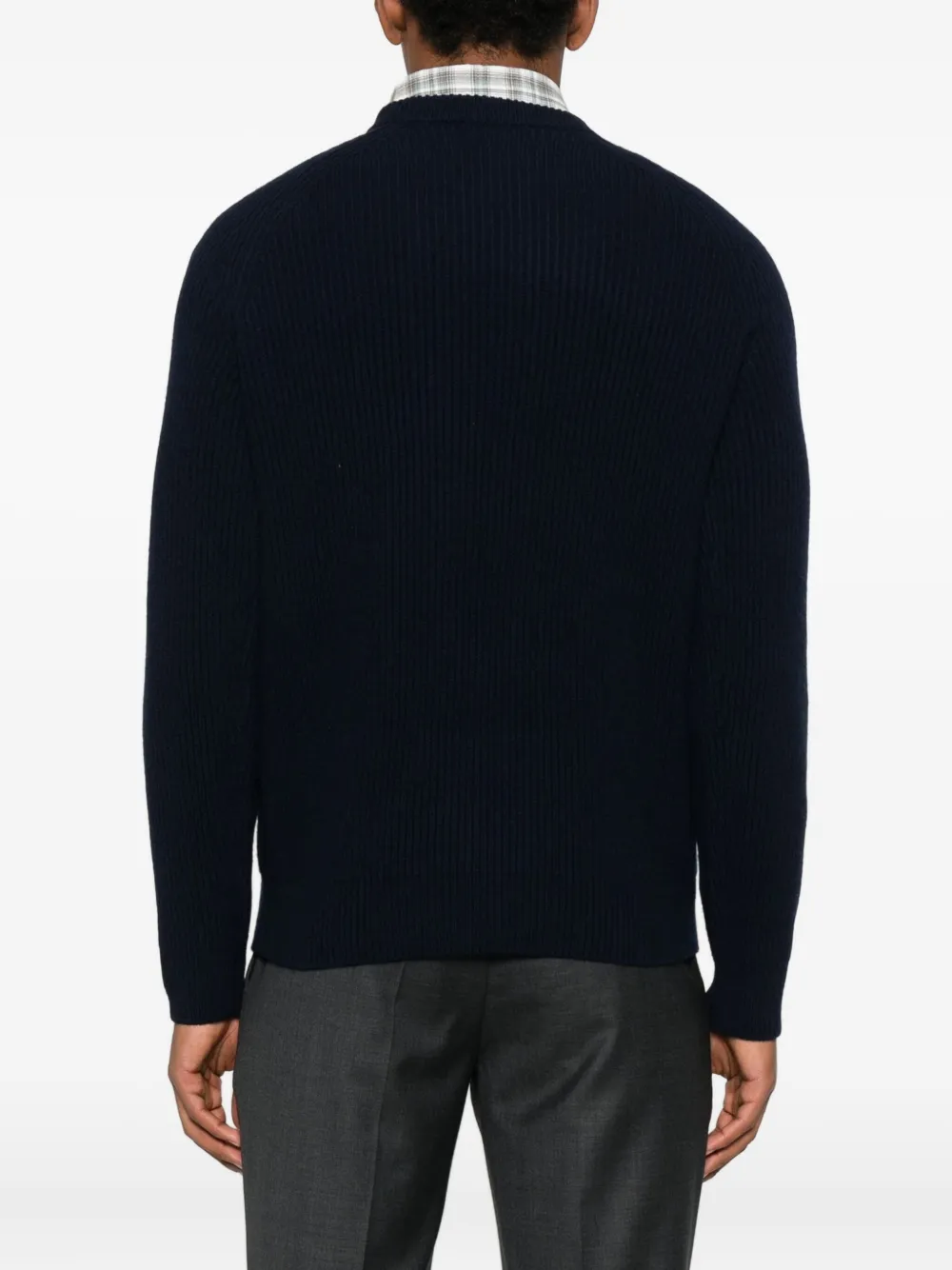 Mc2 Saint Barth Marine Wool Sweater In Black