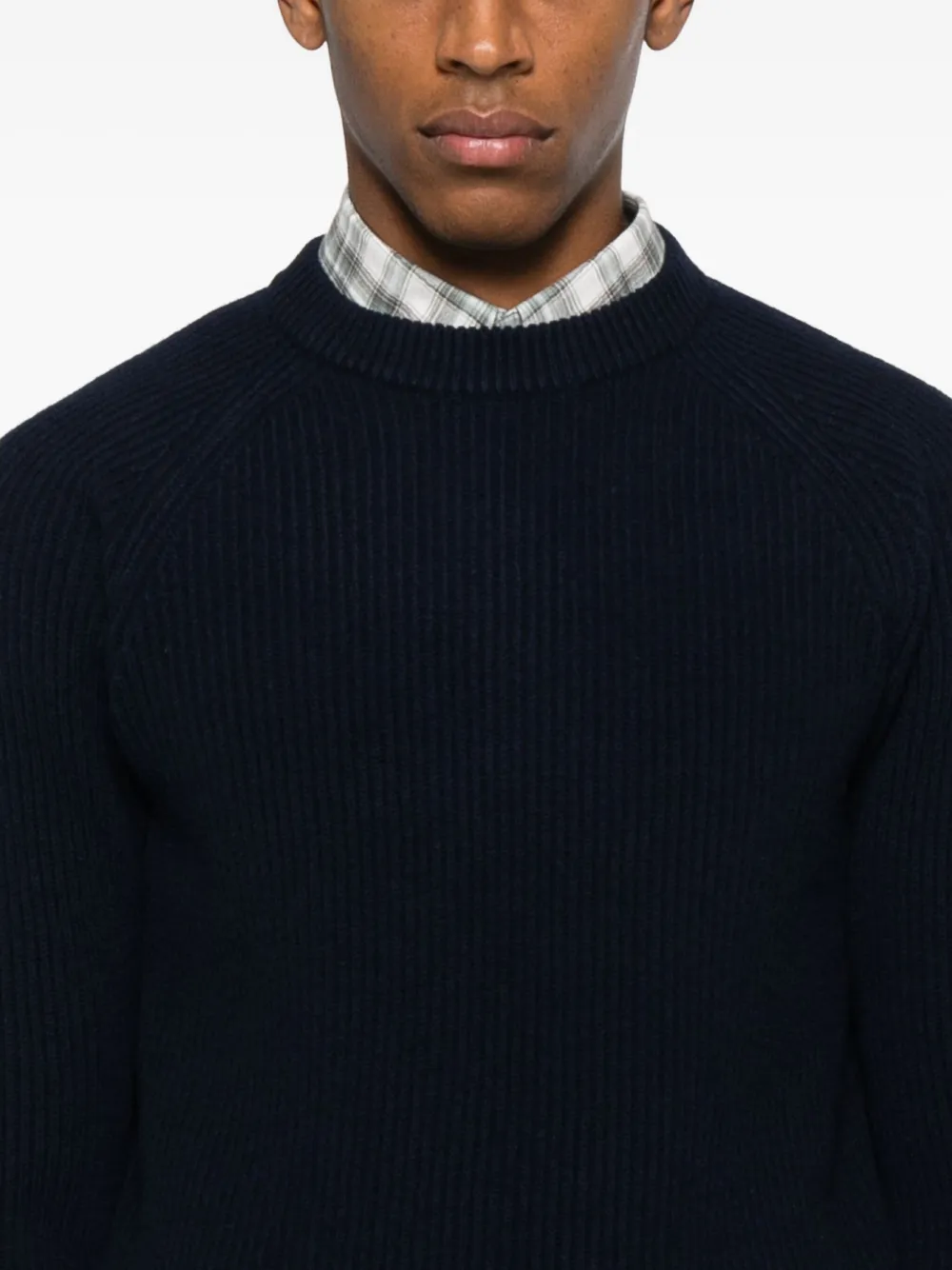Mc2 Saint Barth Marine Wool Sweater In Black