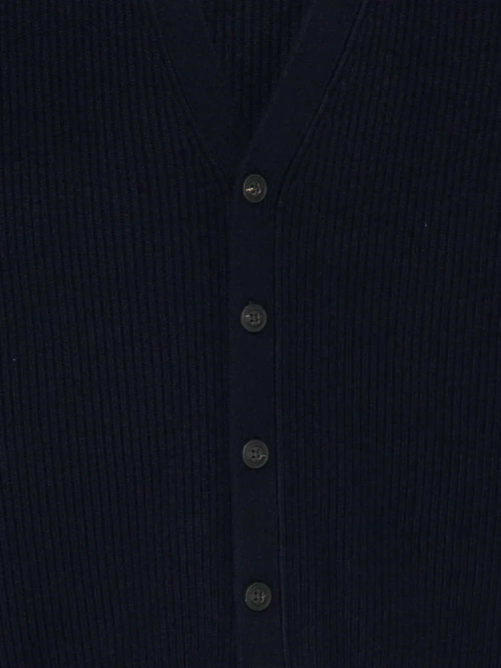 MC2 Saint Barth Herrison geribbeld vest met knopen Blauw