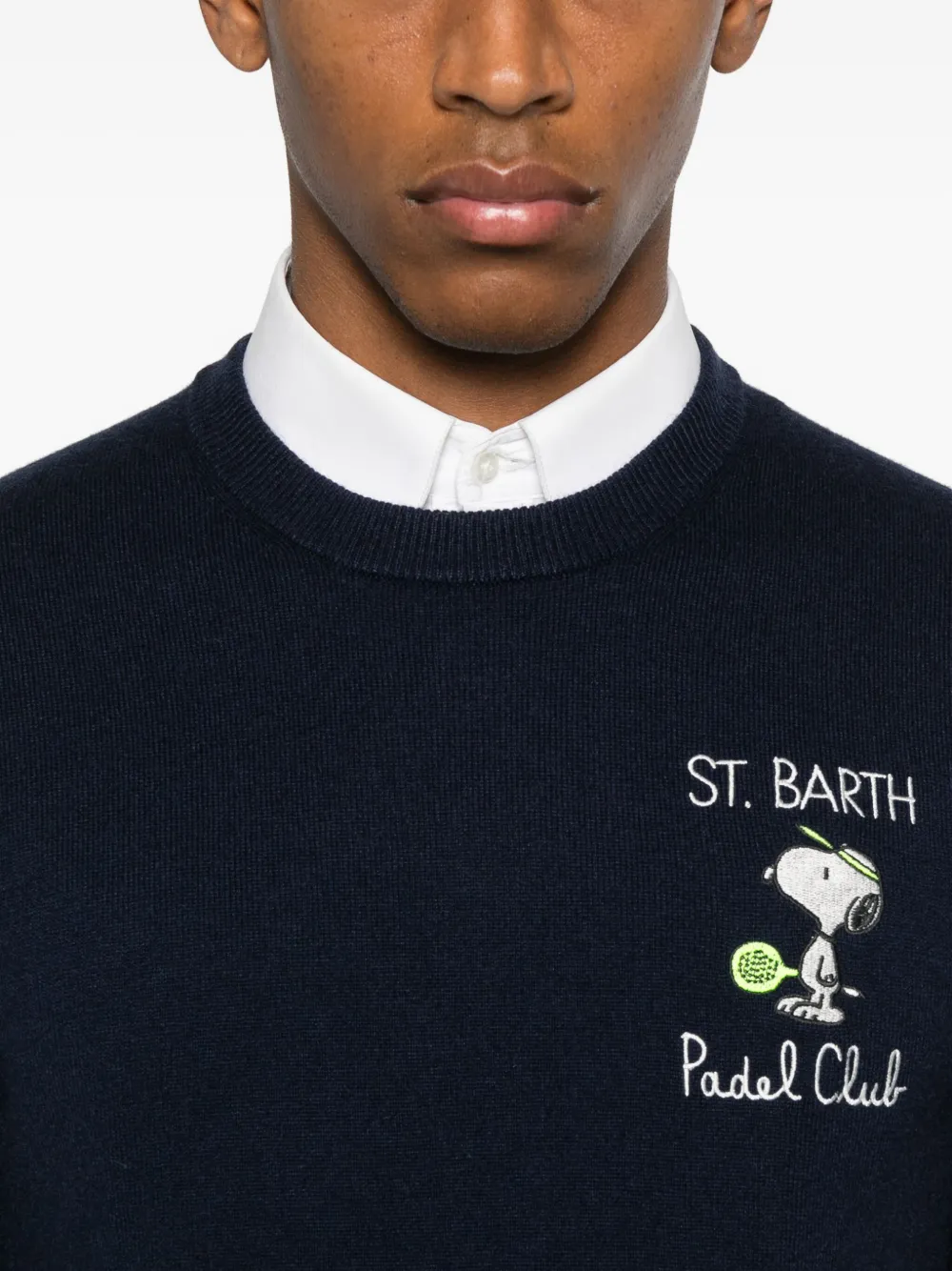 Mc2 Saint Barth Heron Light Embry Graphic Sweater In Multi