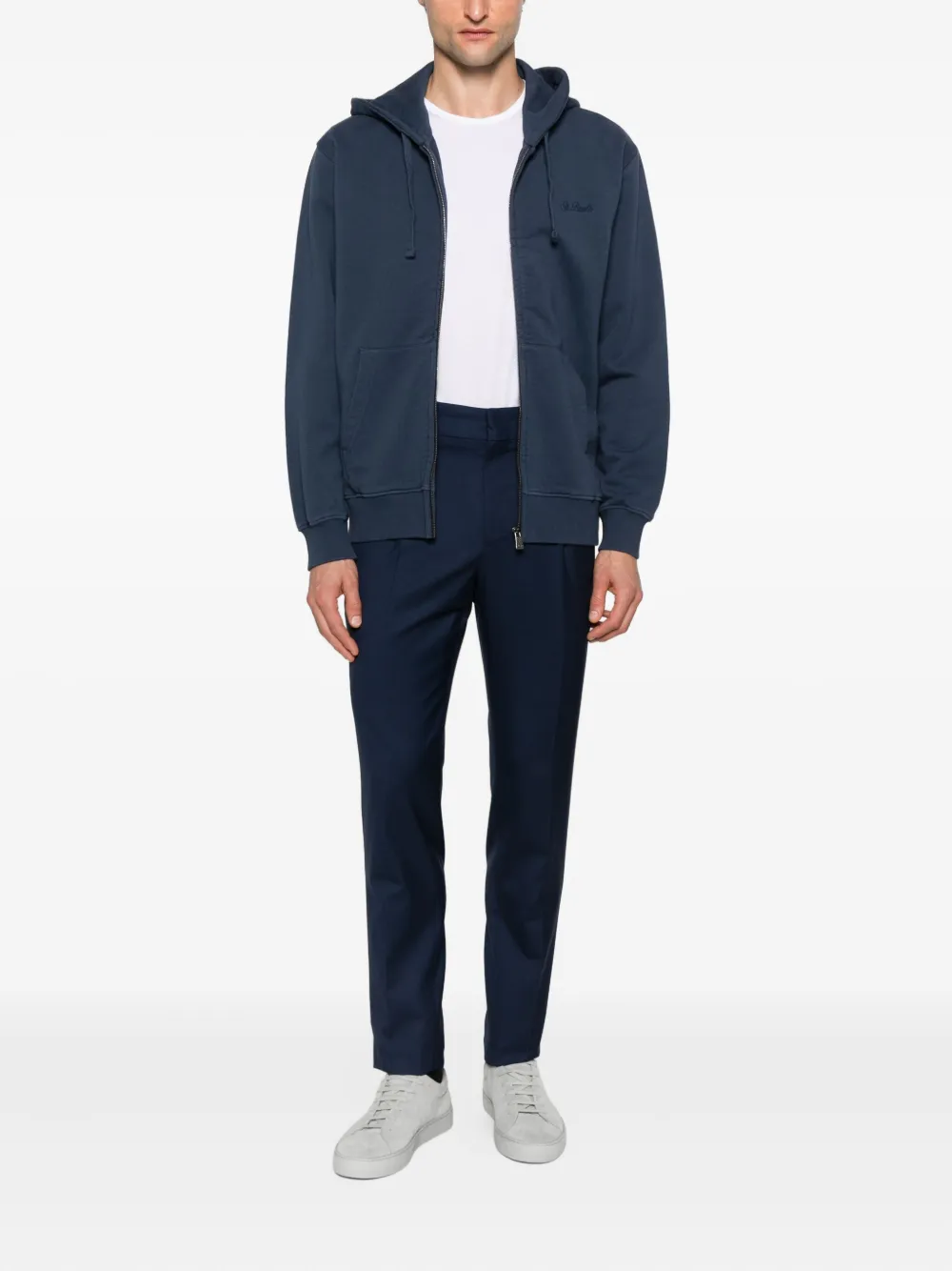 MC2 Saint Barth zip hooded mercer light sweater | Hoodies | Image 2