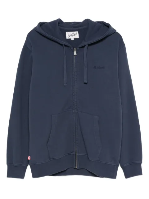 MC2 Saint Barth zip hooded mercer light sweater