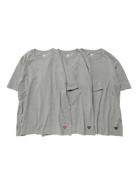 Human Made playeras con parche del logo (pack de 3)