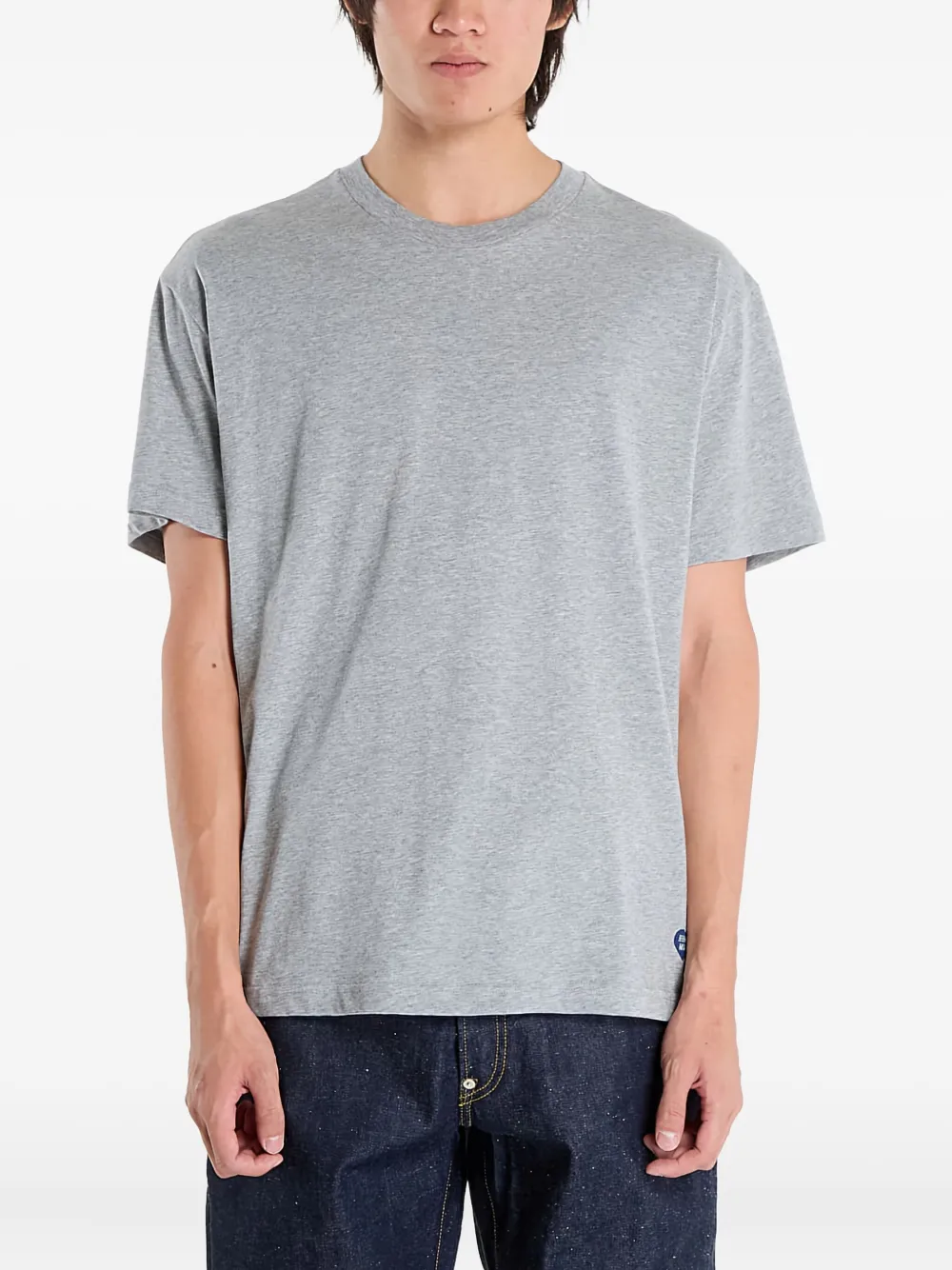 Human Made Logo-patch T-shirt (pack Of Three) In Gray