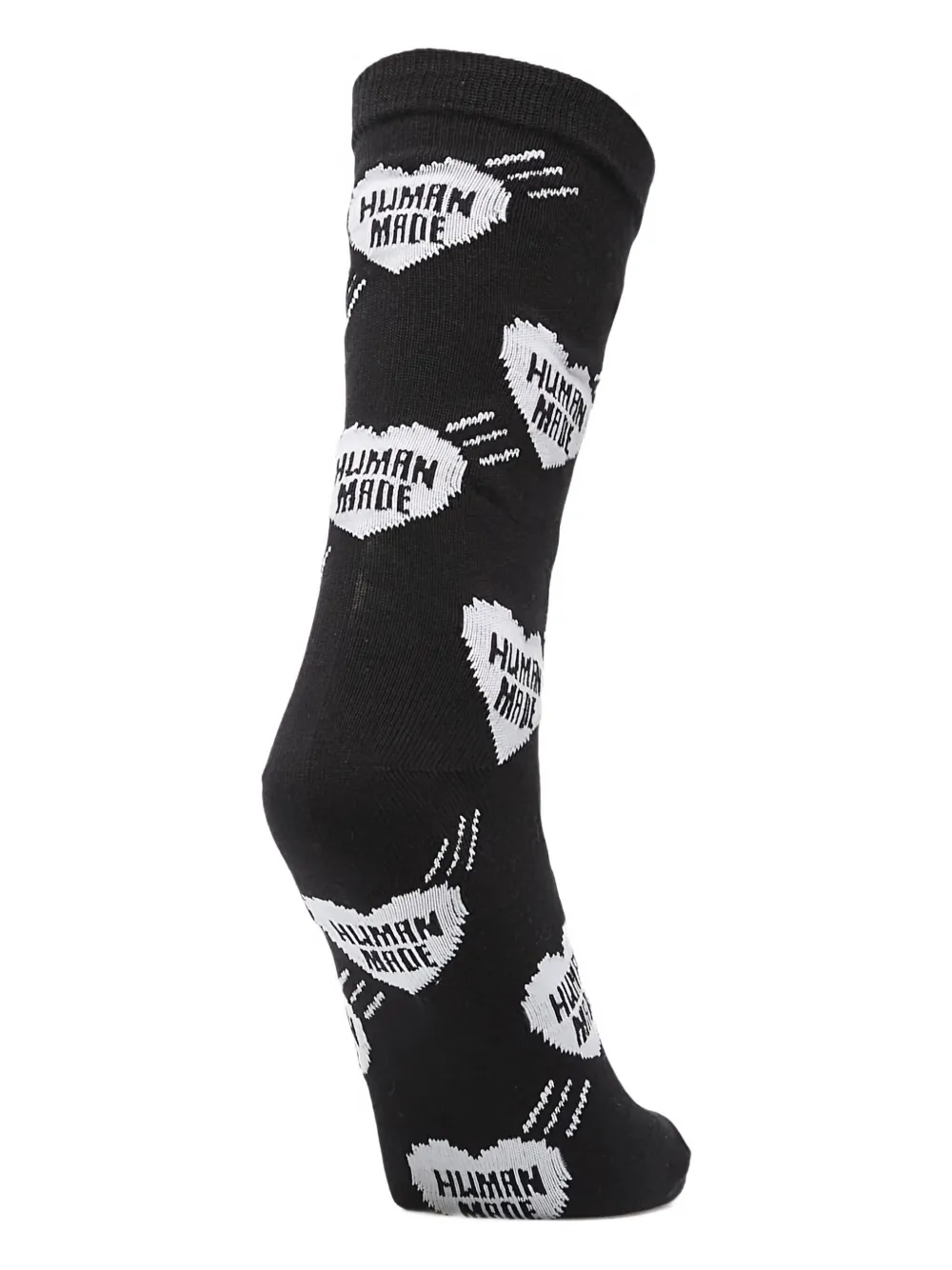 Human Made Heart-embellishment Socks In Black