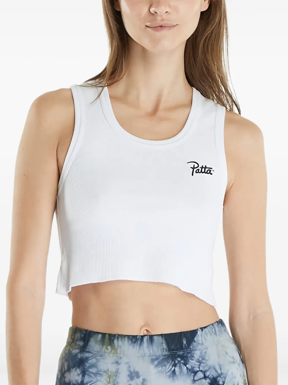 Patta Logo-print Tank Top In White