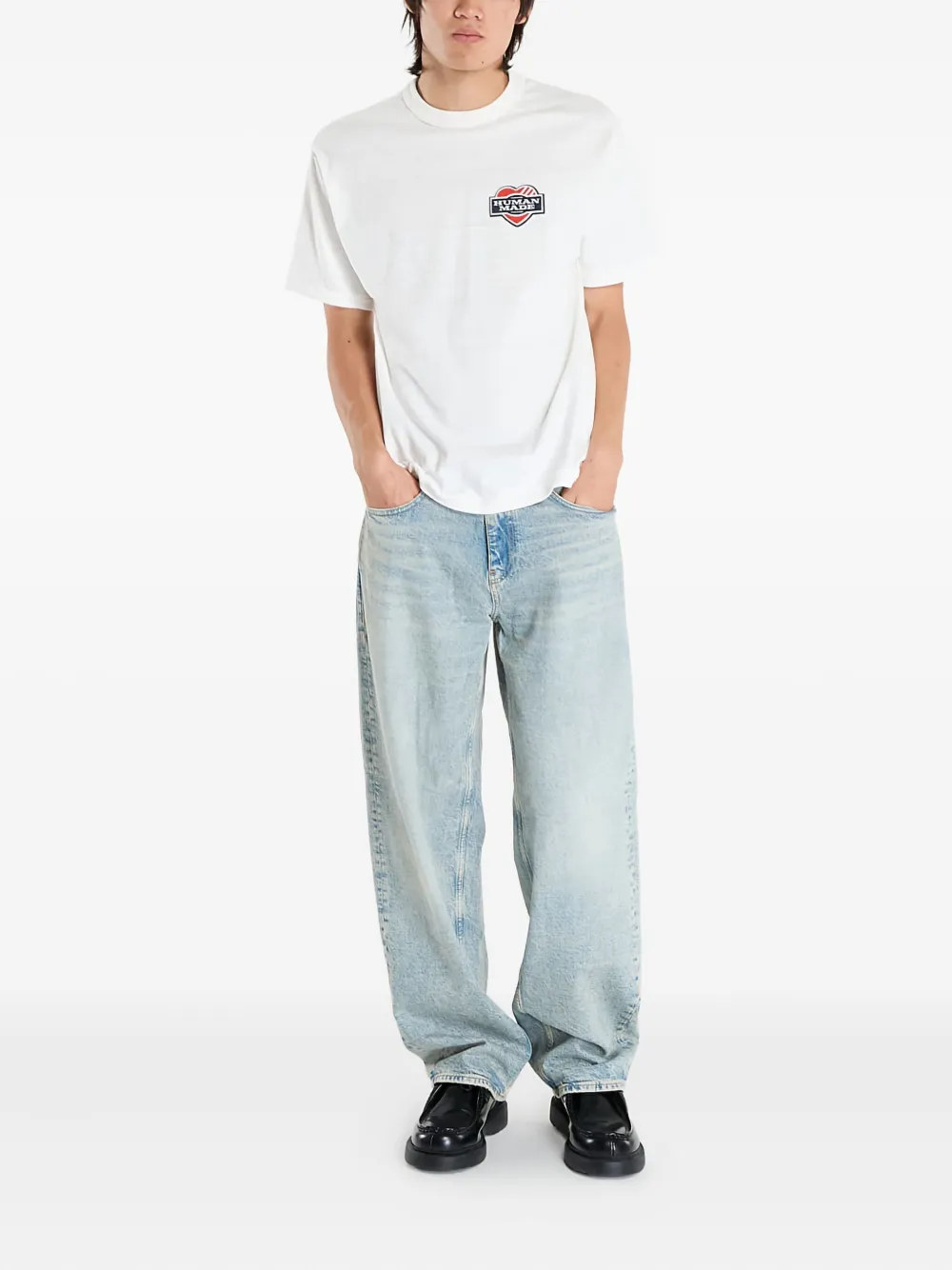 Human Made Logo-print T-shirt In White