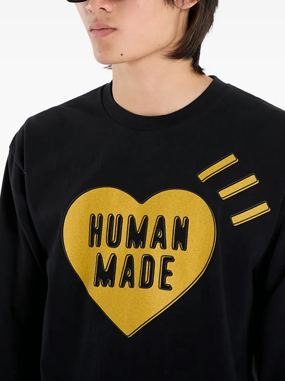 Human Made Graphic Long-sleeve T-shirt In Black