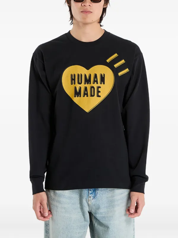 Human Made Graphic long-sleeve T-shirt | Black | FARFETCH PH