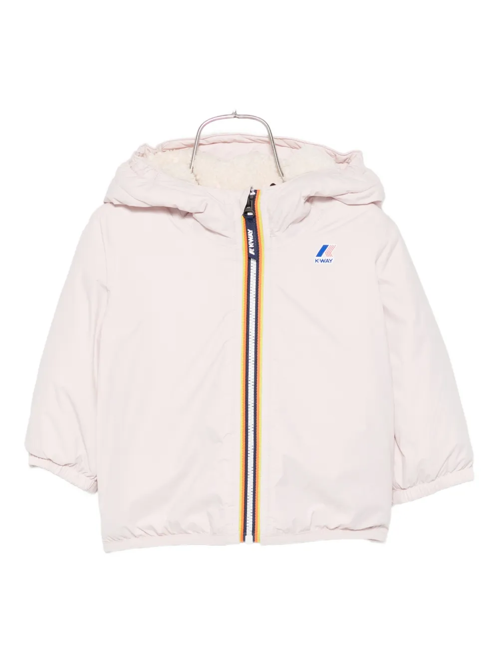 K-Way E. Le Vrai 4.0 Claudine hooded zip-up jacket - Rosa