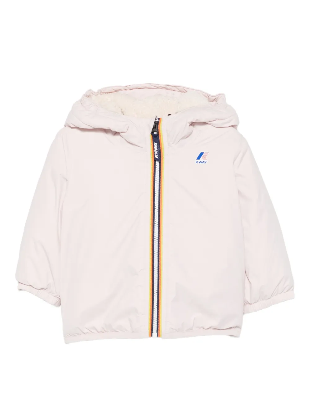 K-Way E. Le Vrai 4.0 Claudine hooded zip-up jacket | Pink | Image 1