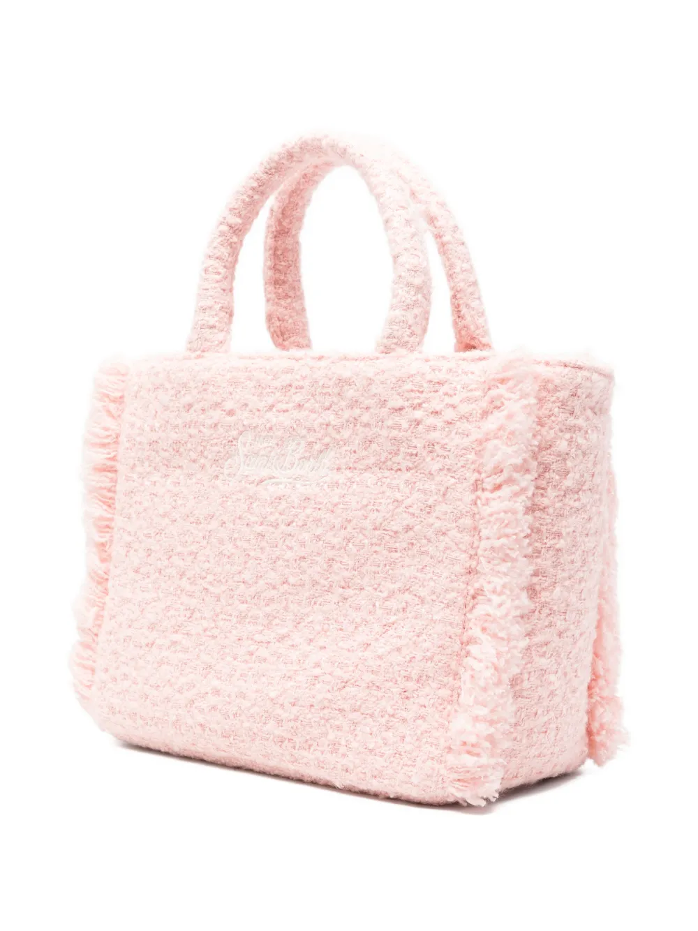 MC2 Saint Barth medium Collete tweed fringed embroidered tote bag | Image 2