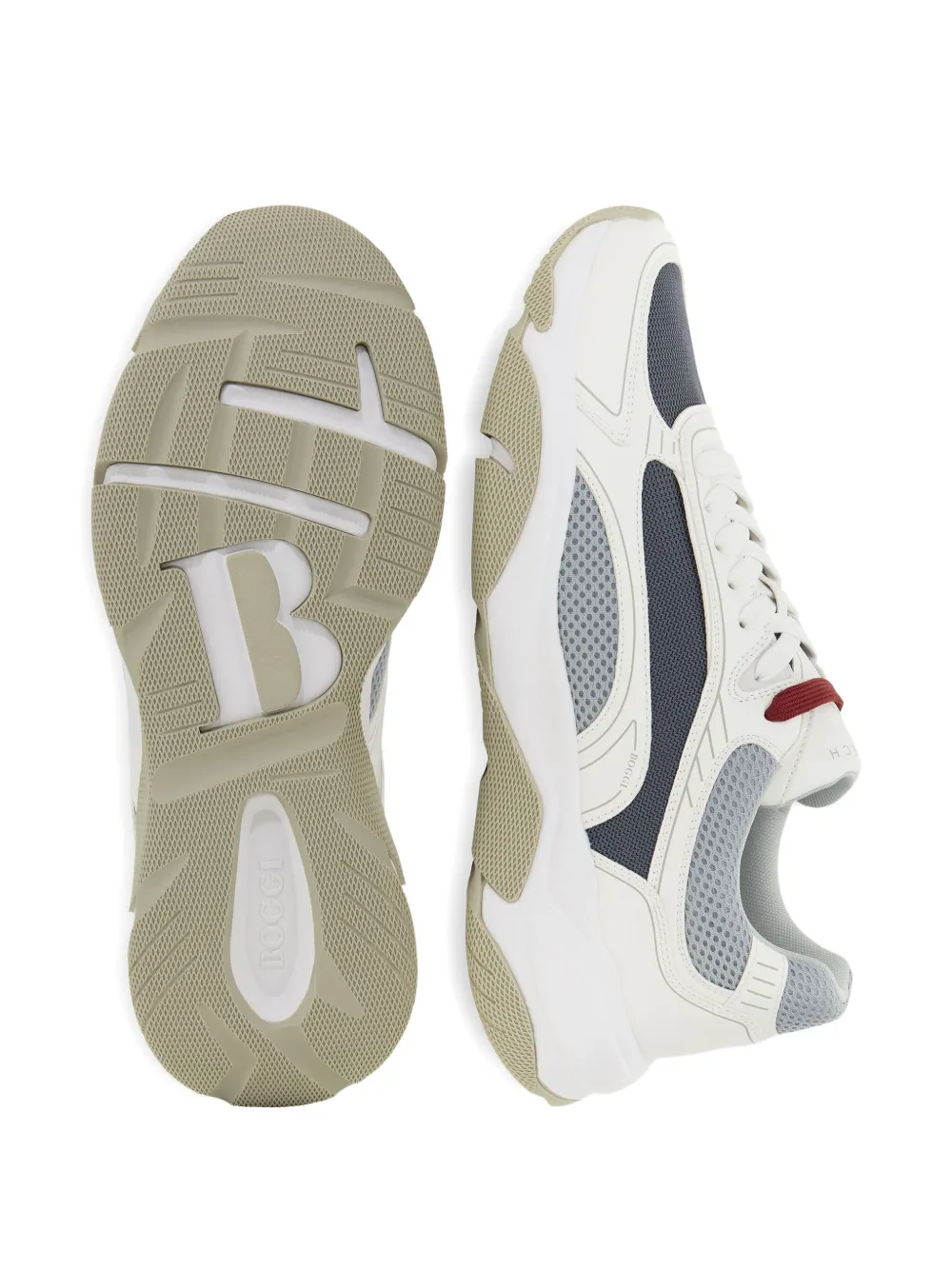 Boggi Milano lace-up sneakers Wit