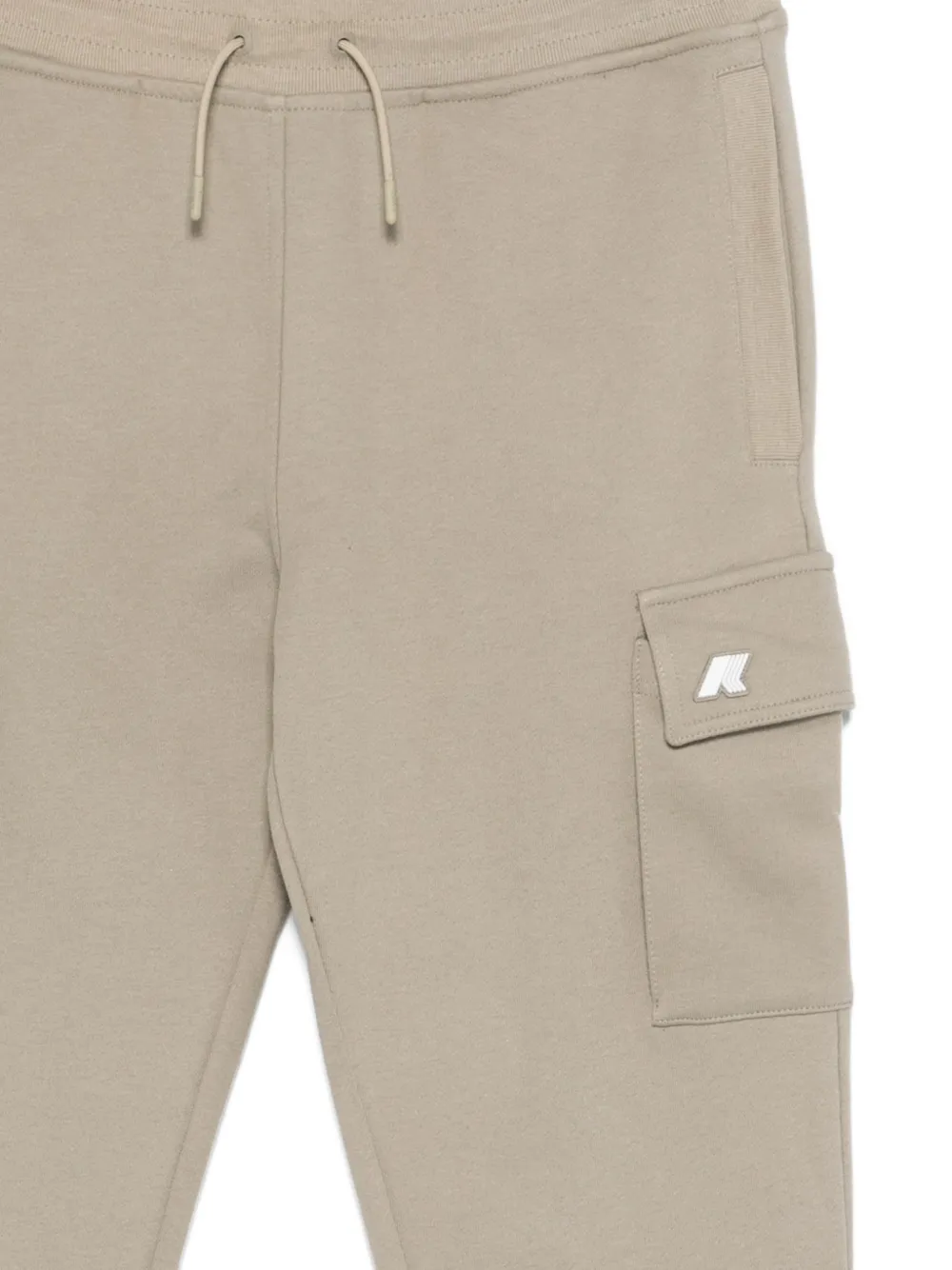 K-way Cargo-pockets Track Pants In Neutral