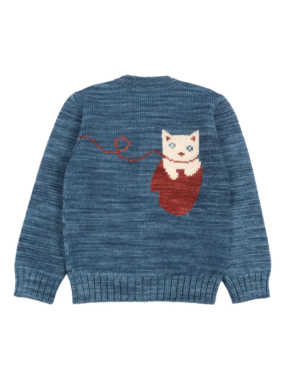 Misha & Puff Vest met grafische print - Blauw