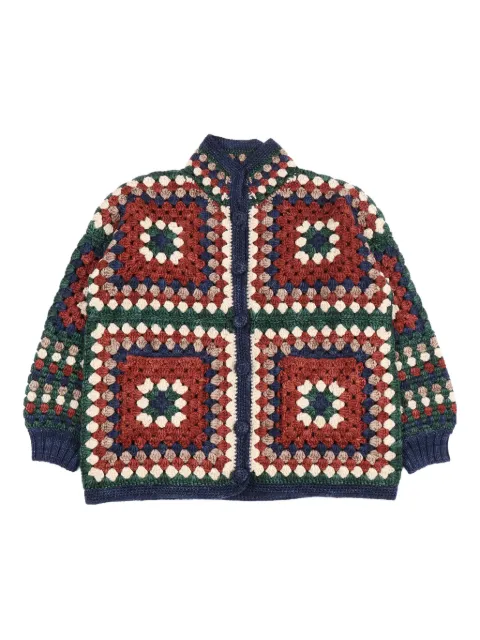 Misha & Puff crochet-square jacket