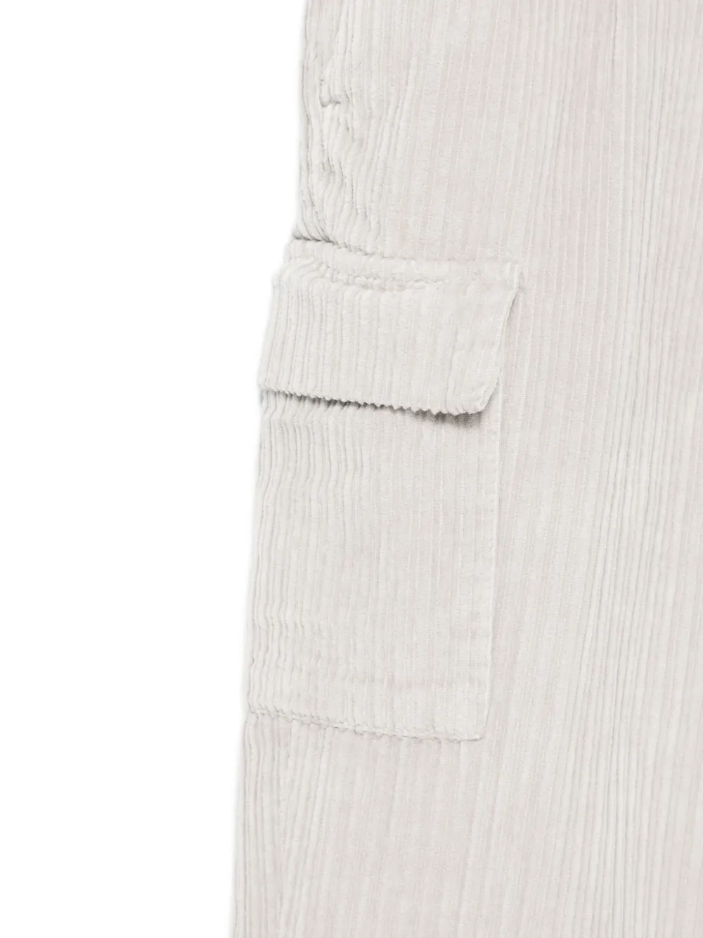 Siola Thomas ribfluwelen cargo broek Grijs