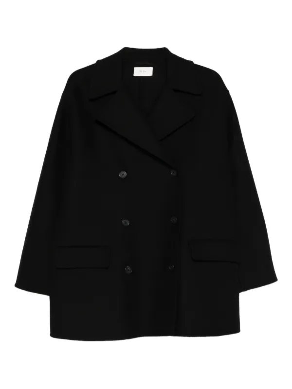 The Row Azuron ダブルコート | ブラック | FARFETCH JP