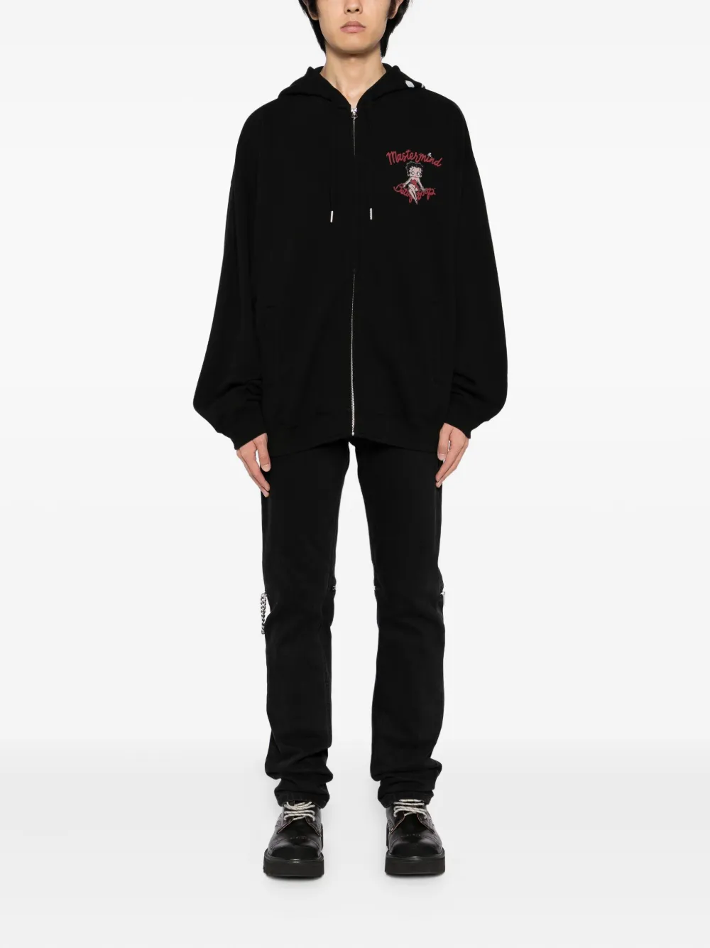 Mastermind World x Betty Boop logo-print hoodie | Hoodies | Image 2