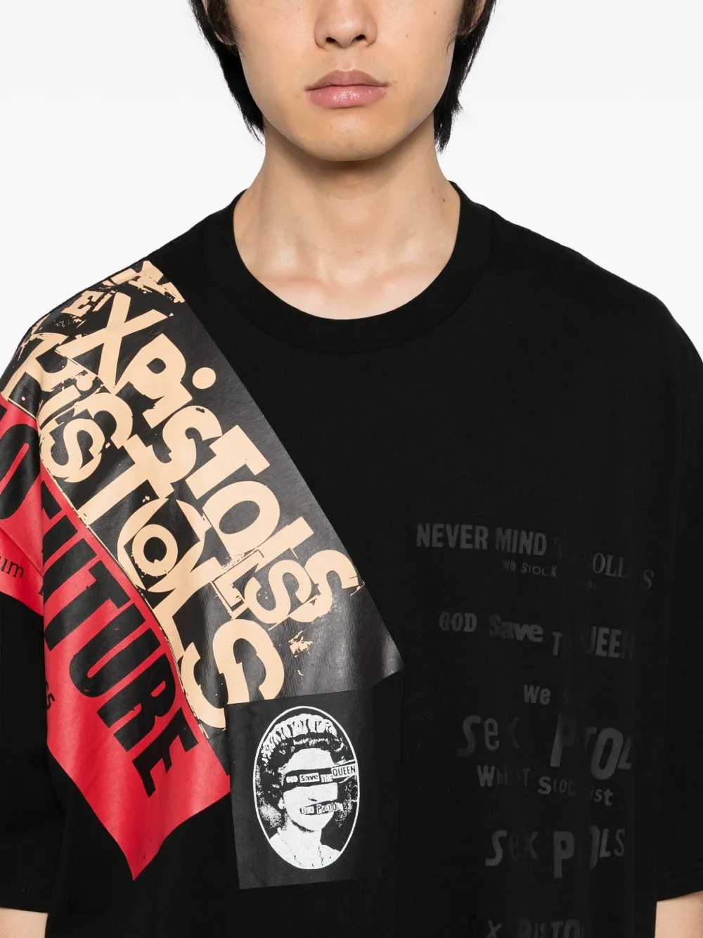 Mastermind Japan Mastermind World X Sex Pistols No Future Boxy Fit Short Sleeves T-shirt In Black