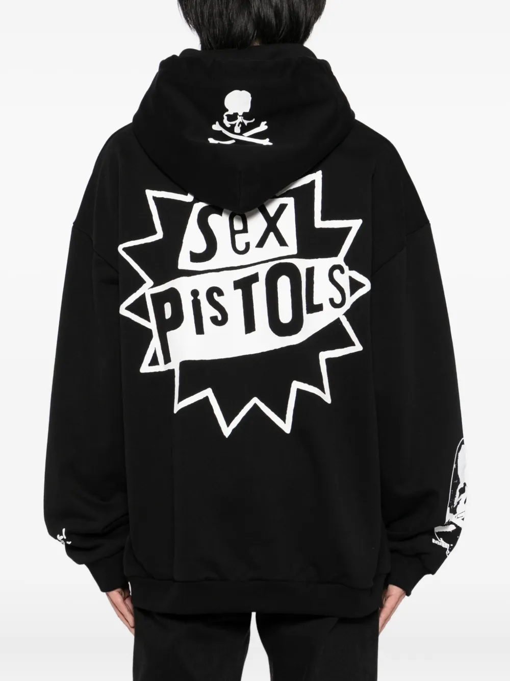 Mastermind Japan Mastermind World X Sex Pistols Queen Boxy Fit Hoodie In Black
