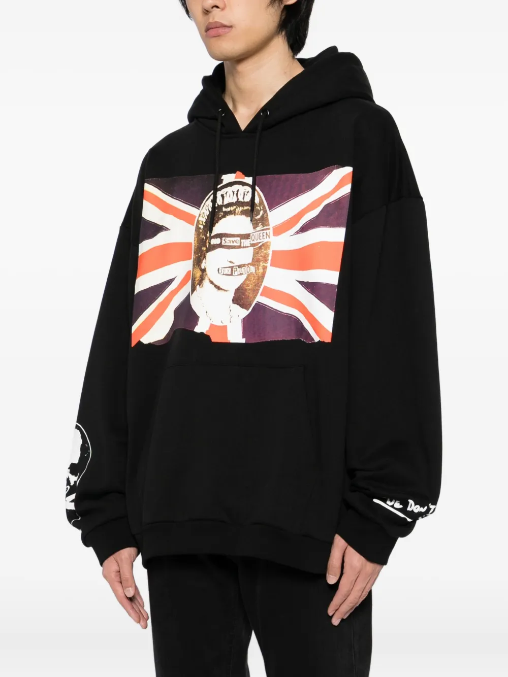 Mastermind Japan Mastermind World X Sex Pistols Queen Boxy Fit Hoodie In Black