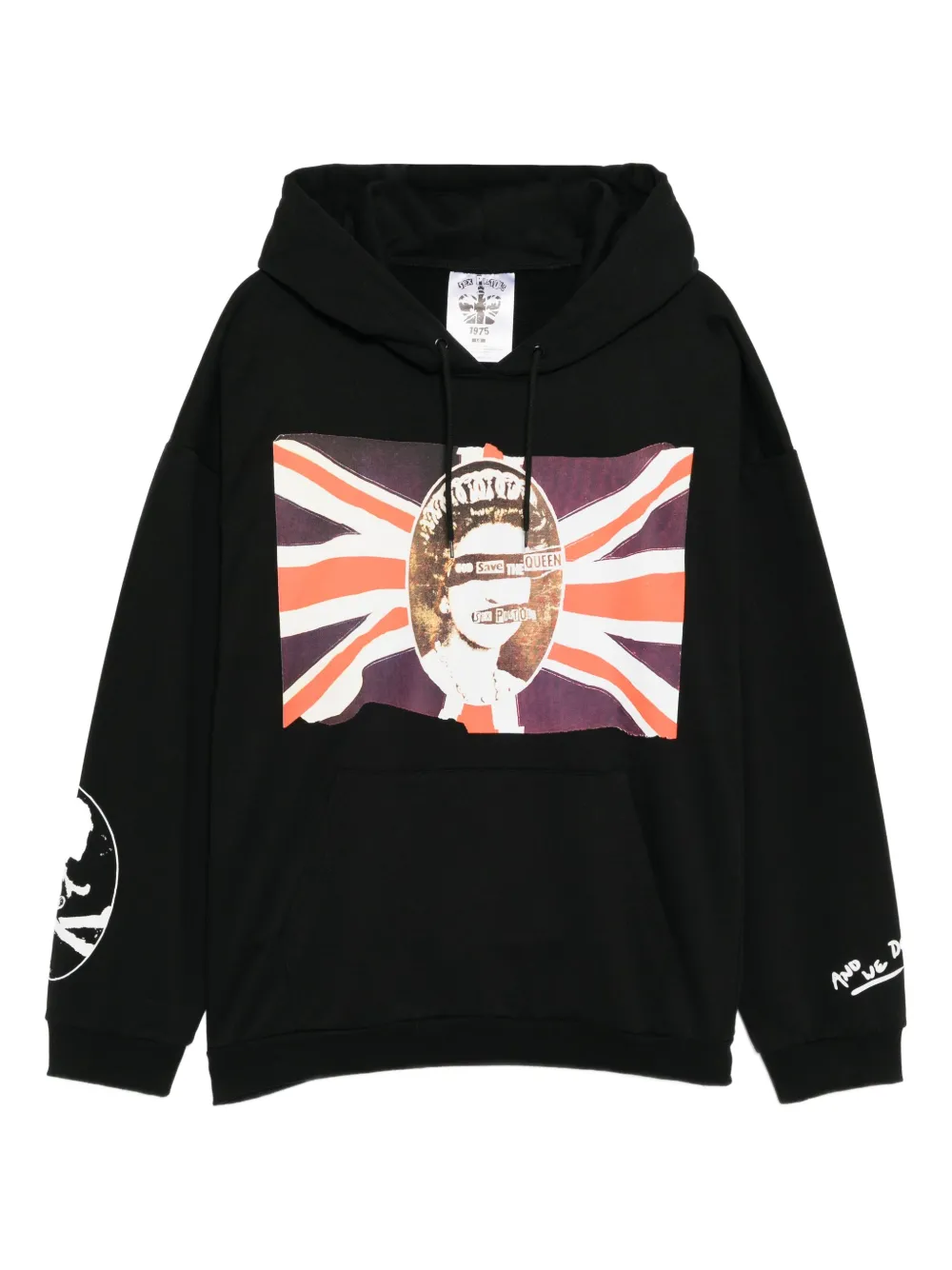 Mastermind Japan Mastermind World X Sex Pistols Queen Boxy Fit Hoodie In Black