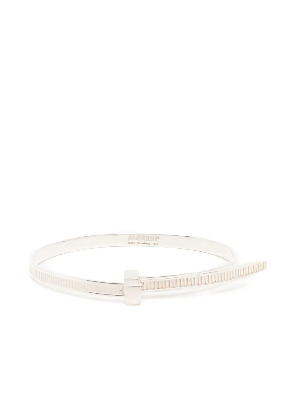 AMBUSH textured bracelet | Silver | Image 1