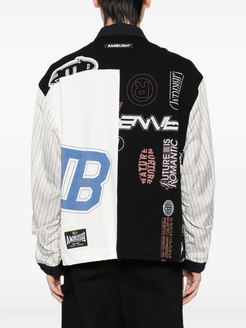 AMBUSH Gelaagd jack Zwart