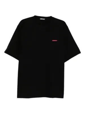Balenciaga logo-print Cotton T-shirt | Black | FARFETCH