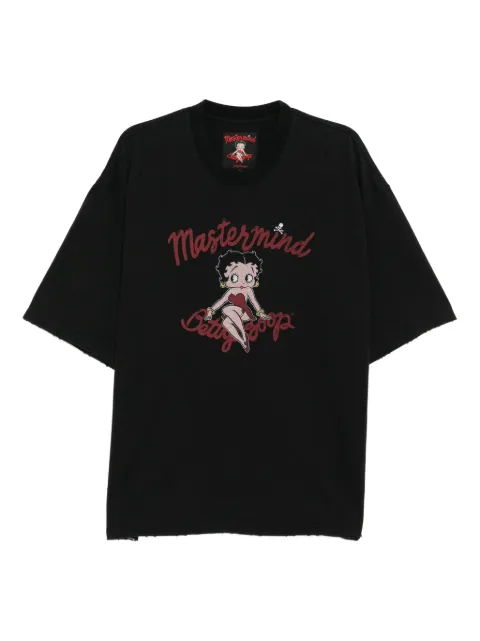 Mastermind World x Betty Boop logo-print T-shirt